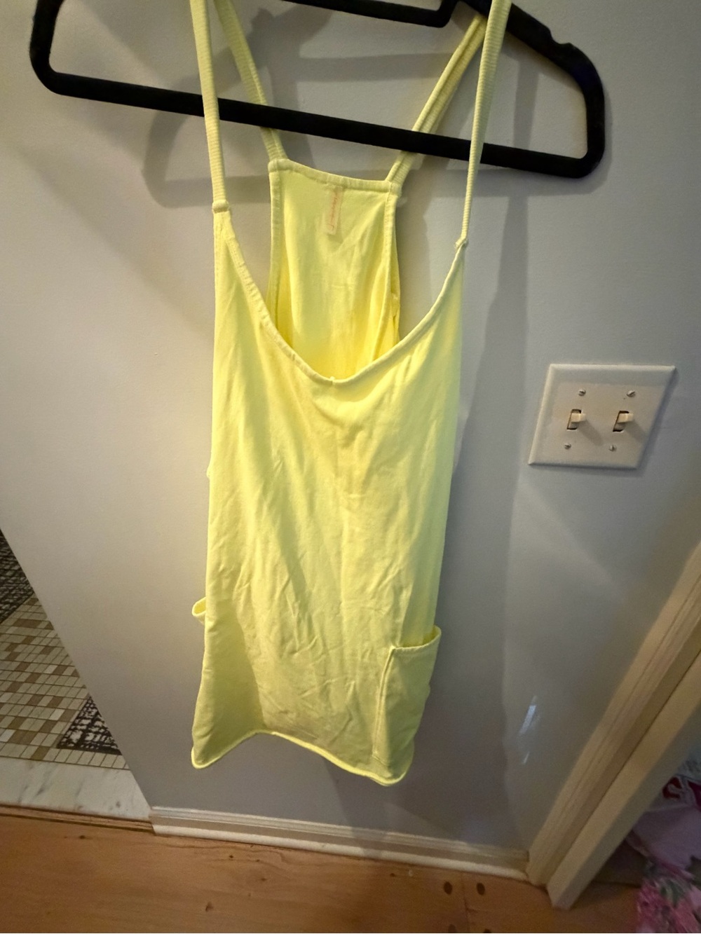 Free People Neon Yellow hot shot Dress